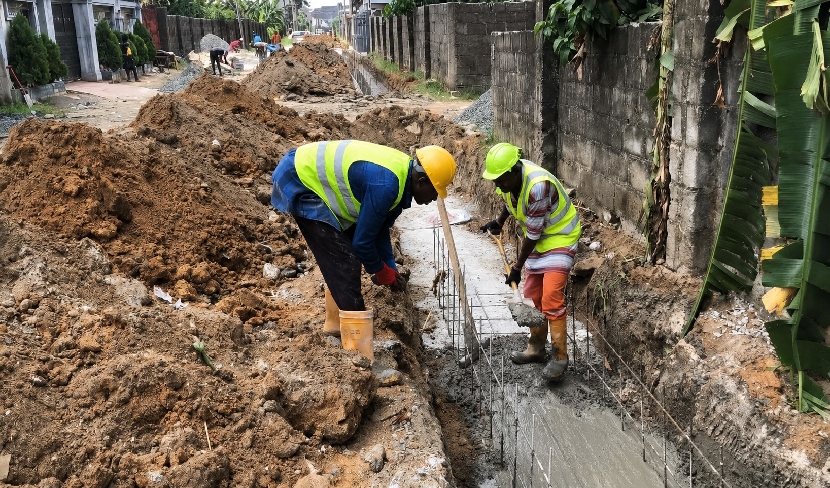 Construction site supervision